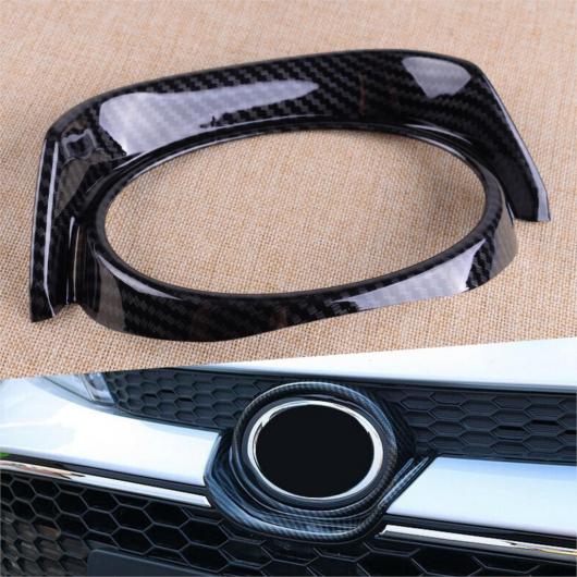 ABS カーボンファイバー ブラック スタイル フロント エンブレム グリル トリム 適用: トヨタ カローラ E210 12代目 セダン 2019 2020 AL-FF-6652 ALの通販は 7,469円