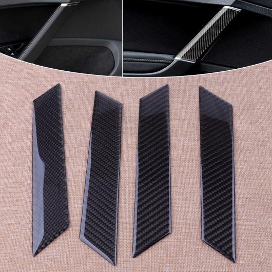 4ピース カースタイリング カーボンファイバー スタイル インテリア ドア ハンドル 装飾 カバー トリム 適用: VW フォルクスワーゲン ゴルフ MK7 MK7.5 2018 AL-FF-7224 AL