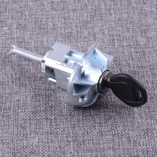 シルバー 金属 フロント 左ハンドル ドア ロック シリンダー バレル スイッチ アセンブリ キー 51217019975 適用: BMW E46 3シリーズ AL-FF-7568 AL