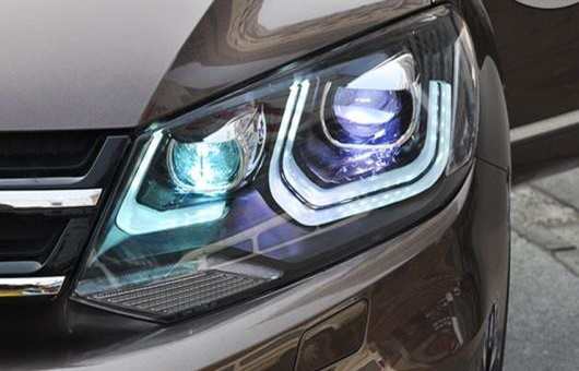 適用: VW フォルクスワーゲン/VOLKSWAGEN トゥアレグ ヘッドライト 2011-2014 LED DRL レンズ ダブル ビーム H7 HID キセノン BI 4300K〜の通販は