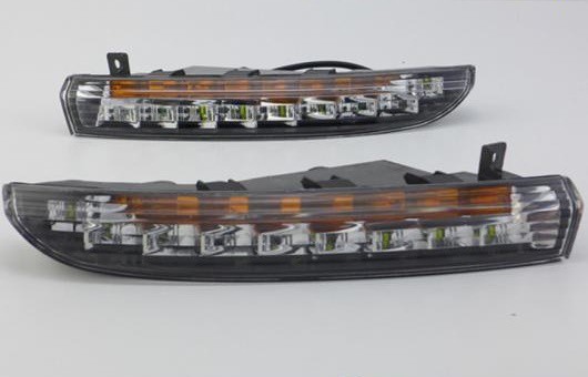 適用: VW フォルクスワーゲン/VOLKSWAGEN CC LED DRL 2010-2013 フォグ ランプ デイタイムランニングライト 高光度 ガイド A スタイル AL