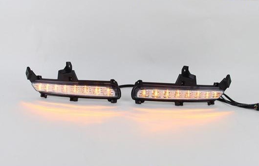 廉価販売 適用: 起亜 K2 LED DRL フォグ ランプ デイタイムランニング