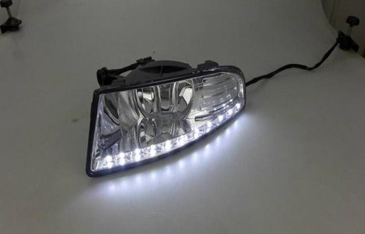 適用: シュコダ オクタヴィア 10-13 LED DRL 高光度 ガイド フォグ ランプ デイタイムランニングライト A スタイル AL-HH-0552 AL