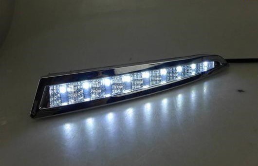 適用: フォード/FORD クーガ 2013-2014 LED DRL フォグ ランプ デイタイムランニングライト 高光度 ガイド A スタイル AL-HH-0589 AL