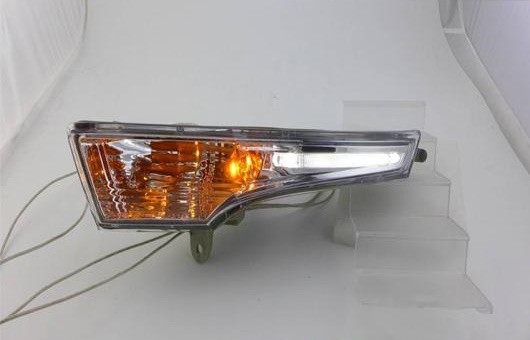 適用: 日産 ティアナ 2013-2014 LED DRL 高光度 ガイド フォグ ランプ デイタイムランニングライト B スタイル AL-HH-0617 AL