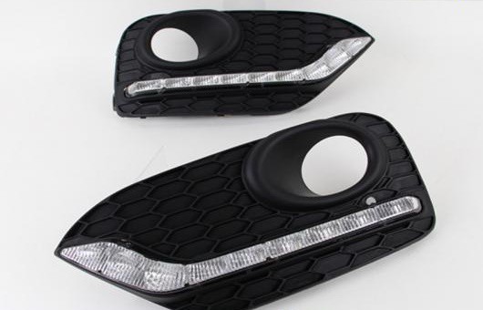 適用: ホンダ クロスツアー 2014-2015 LED DRL 高光度 ガイド デイタイムランニングライト AL-HH-0640 AL