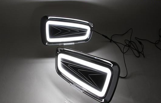 適用: フォード/FORD ラプター LED DRL フォグ ランプ デイタイムランニングライト 高光度 ガイド AL-HH-0665 AL