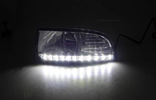 適用: シュコダ スペルブ 2010-2013 LED DRL フォグ ランプ デイタイムランニングライト 高光度 ガイド AL-HH-0684 AL