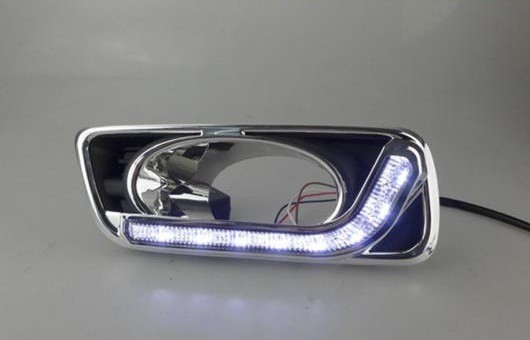 適用: ホンダ シティ 2011-2015 LED DRL 高光度 ガイド デイタイムランニングライト AL-HH-0691 AL