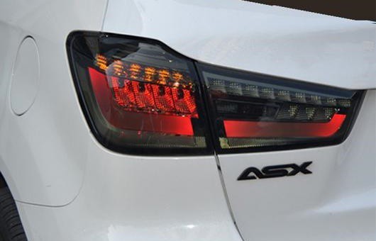 適用: 三菱 ASX テールライト LED テール ランプ アウトランダー EX リア DRL + ブレーキ パーク シグナル ライト レッド AL-HH-0714 AL