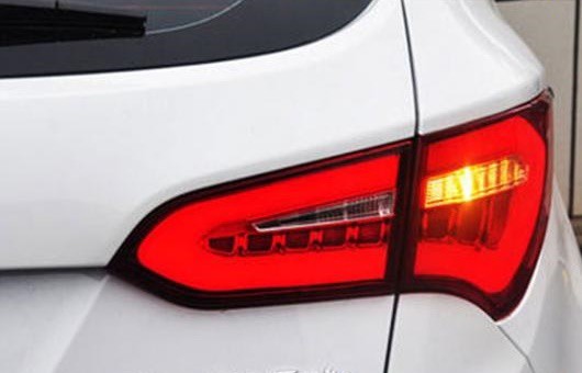 適用: ヒュンダイ/現代/HYUNDAI IX45 LED テール ライト 2014 サンタフェ リア ランプ DRL + ブレーキ パーク シグナル レッド AL-HH-073