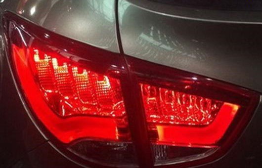 ライト 適用: ヒュンダイ/現代/HYUNDAI IX35 テール 2011-2015 ツーソン LED リア ランプ DRL + ブレーキ パーク ストップ レッド AL-HH-