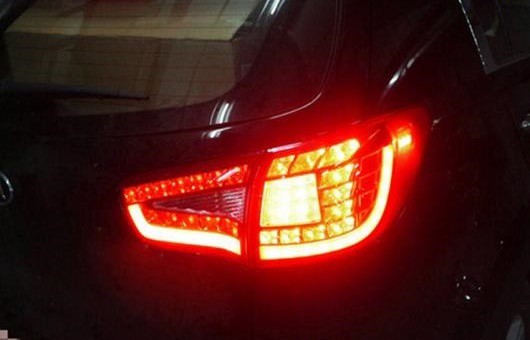 適用: 起亜 スポーテージ R テールライト 2010-2014 LED テール ランプ リア DRL + ブレーキ パーク シグナル ライト レッド AL-HH-0766