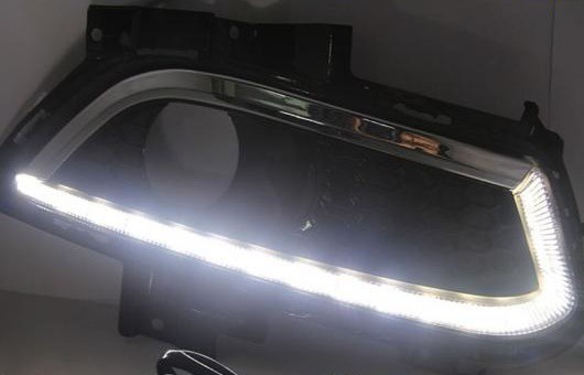 適用: フォード/FORD モンデオ 13-15 LED DRL フォグ ランプ デイタイム ランニング 高光度 ガイド ライト 35W ホワイト 5500K AL-HH-081