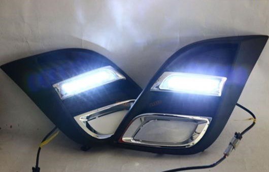 適用: マツダ MAZDA3 10-13 LED DRL フォグ ランプ デイタイム ランニング 高光度 ガイド ライト 35W ホワイト 5500K AL-HH-0816 AL