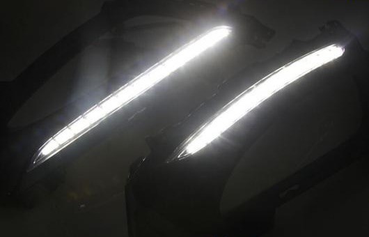 適用: 起亜 K5 11-13 LED DRL フォグ ランプ デイタイム ランニング 高光度 ガイド ライト 35W ホワイト 5500K AL-HH-0832 AL