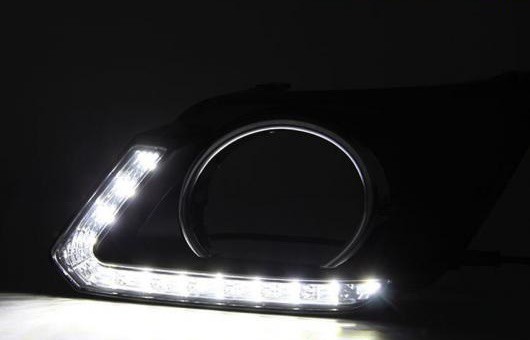 適用: 日産 X-TRAI 11-13 LED DRL フォグ ランプ デイタイム ランニング 高光度 ガイド ライト 35W ホワイト・イエロー 5500K AL-HH-0837