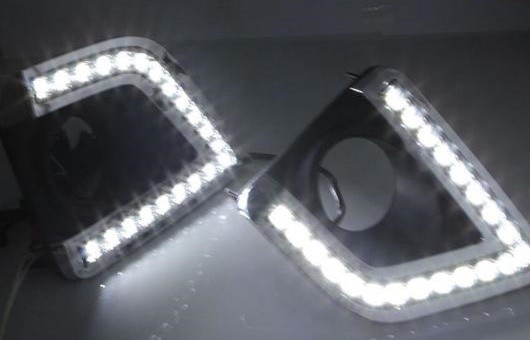 適用: トヨタ カローラ 14-15 LED DRL フォグ ランプ デイタイム ランニング 高光度 ガイド ライト 35W ホワイト 5500K AL-HH-0878 ALの通販は