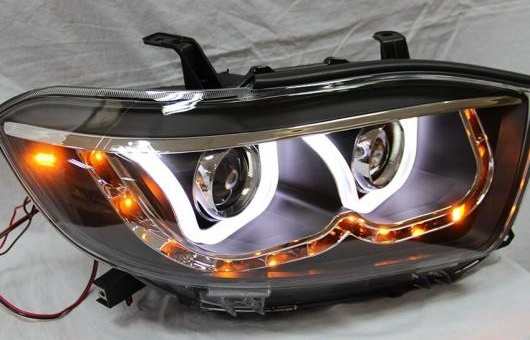 ヘッドランプ 適用: トヨタ ハイランダー 2009 2011 LED ヘッドライト DRL H7/D2H HID キセノン BI レンズ 4300K〜8000K 35W・55W AL-HH-0956 ALの通販は
