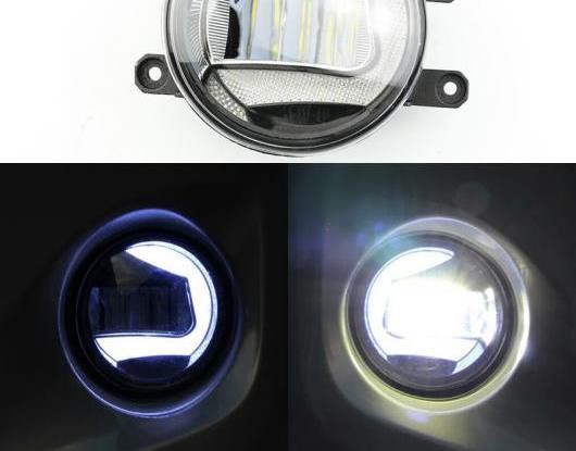 2in1 機能 セーフティー ドライビング オート LED デイタイムランニングライト プロジェクター フォグランプ 適用: トヨタ ハイラックス