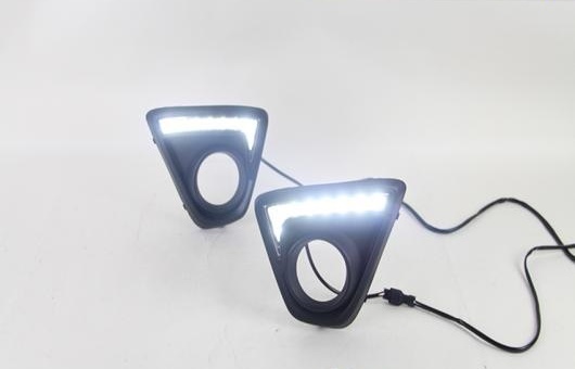 適用: マツダ CX-5 2013-2015 LED DRL フォグ ランプ デイタイムランニングライト 高光度 ガイド A TUSK AL-HH-0469 AL