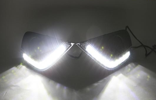 適用: 日産 サニー LED DRL R フォグ ランプ デイタイムランニングライト 高光度 ガイド AL-HH-0669 AL