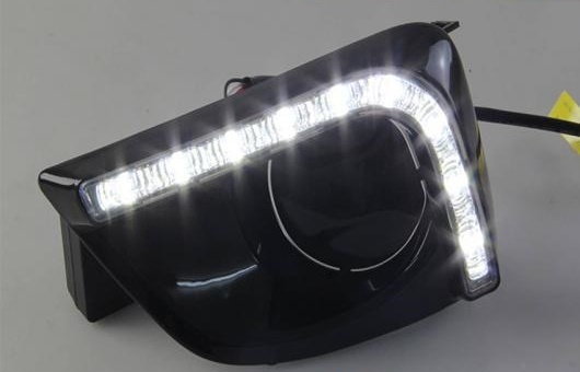 適用: トヨタ ヴィオス 2014-2015 LED DRL フォグ ランプ デイタイムランニングライト 高光度 ガイド AL-HH-0688 AL