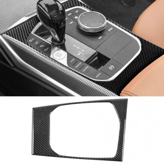 カーボンファイバー ギア シフト パネル 装飾 適用: BMW 3シリーズ G20 325 330 335 2019 2020 左ハンドル AL-II-0199 AL