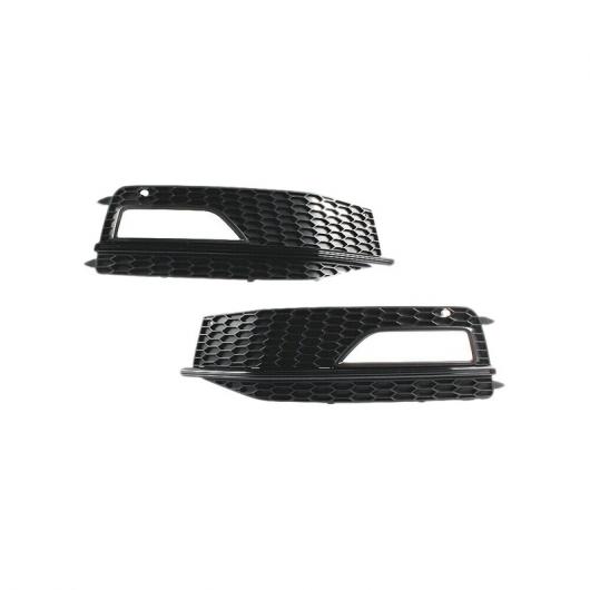 フロント バンパー ロワー フォグランプ ライト グリル グリッド 適用: アウディ/AUDI S4 A4 Sライン 2013-2015 8K0 807 681 L ブラック AL-II-0444 AL_1