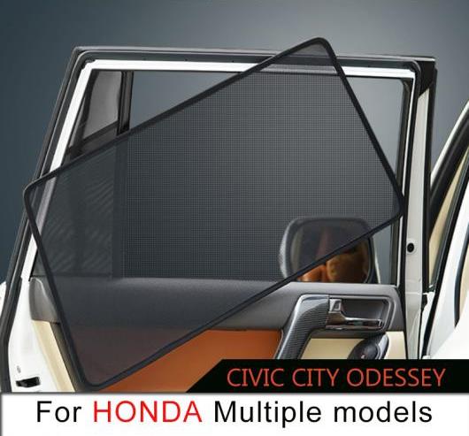 ウインドウ サンシェード メッシュ シェード ブラインド カスタム 適用: ホンダ シティ オデッセイ エリシオン シビック 2 フロント サンシェード・2 リア サンシェード AL-II-0788 AL