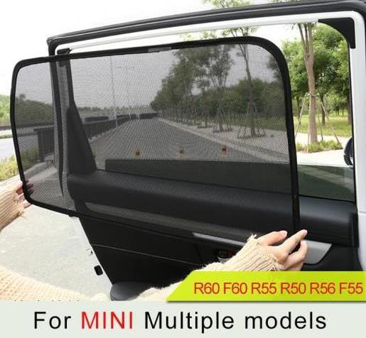 ウインドウ サンシェード メッシュ シェード ブラインド カスタム 適用: ミニ/MINI（BMW） カントリーマン R60 F60 クーパー R55 2 リア サンシェード・2 フロント サンシェード AL-II-0834 AL