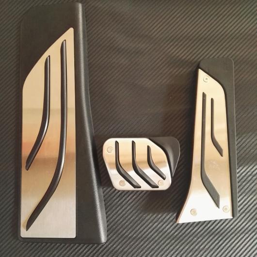 穴開け不要 ブレーキ アクセル ペダル プレート パッド 適用: BMW 1 2 3 4 5 6 7シリーズ GT X3 X4 X5 X6 Z4 F10 F15 F30 F31 F34 LHD AT X5 X6 フットレスト〜F30 フットレスト AL-II-1059 AL