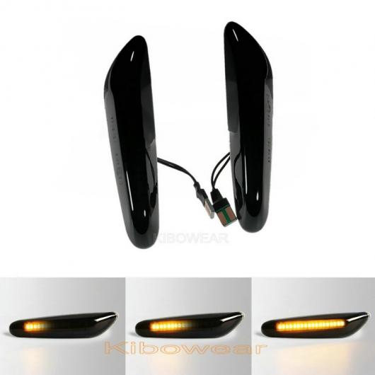 ダイナミック LED フェンダー ライト サイド マーカー 適用: BMW E60 E61 E90 E91 E87 E81 E83 E84 E88 E92 E93 E82 E46 1 3 5シリーズ X1 X3 2004 2010 AL-II-1107 AL