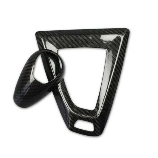 カーボンファイバー ギア シフト ノブ キャップ & ベース カバー トリム ステッカー ブラック 適用: BMW M3 F80 M4 F82 F83 ギア シフト ノブ カバー インテリア AL-II-1150 ALの通販は 12,246円