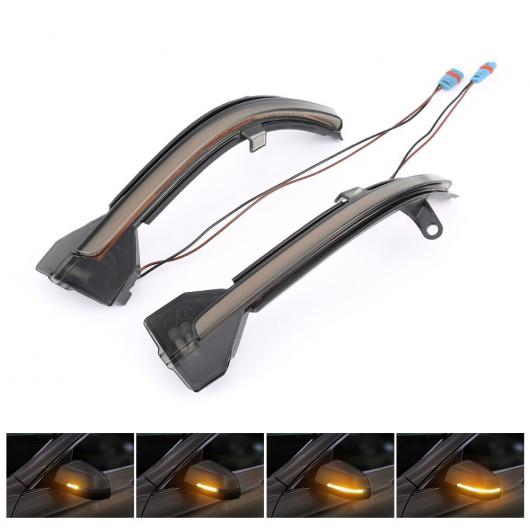 2ピース LED バックミラー ミラー インジケーター ウインカー リピーター ライト ダイナミック 適用: BMW 5 6 7シリーズ F10 F11 F07 F06 F12 F13 F01 AL-II-1762 AL