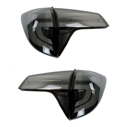 2ピース ダイナミック ウインカー LED テールライト 適用: アウディ/AUDI A5 S5 RS5 2017-2019 アドオン モジュール ワイヤー ハーネス AL-QQ-6340 AL LED テールライト テールライト リア ランニング ライト ブレーキ