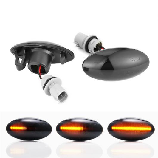 2ピース ダイナミック LED サイド マーカー ウインカー インジケーター アンバー リピーター ライト 適用: スズキ スイフト ジムニー ビターラ シーケンシャル AL-II-1827 AL