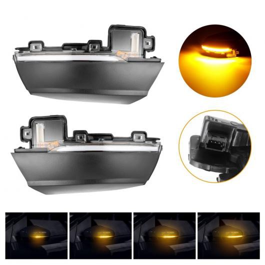 2ピース 適用: フォルクスワーゲン/VOLKSWAGEN VW ポロ MK5 6R 6C 2009-2017 ダイナミック ウインカー LED サイド バックミラー ミラー インジケーター リピーター ライト AL-II-1869 ALの通販は 13,910円