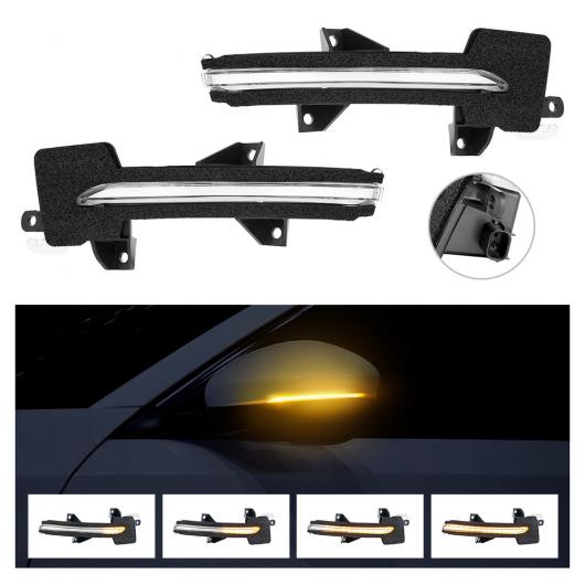 2ピース LED ダイナミック ウインカー シーケンシャル サイド バックミラー ミラー インジケーター ライト リピーター ランプ 適用: ホンダ アコード インスパイア 2018 AL-II-1872 AL
