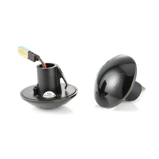 2ピース LED ダイナミック サイド マーカー ウインカー シーケンシャル ライト アンバー 適用: ランド レンジ ローバー/ROVER L322 2002-2012 シーケンシャル AL-II-1905 AL_4