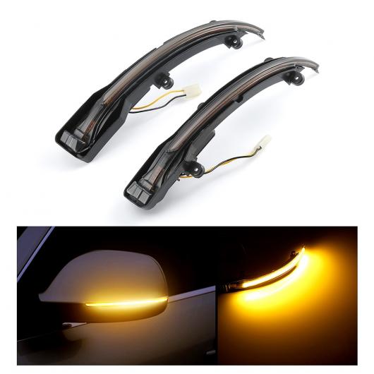 2ピース ダイナミック ウインカー LED サイド ミラー ライト インジケーター 適用: アウディ/AUDI Q5 SQ5 8R Q7 4L 2010 2011 2012 2013 2016 AL-II-1959 AL