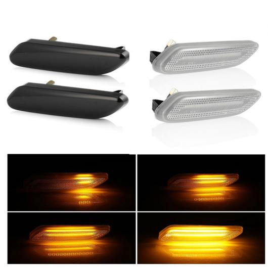 2ピース LED ダイナミック サイド マーカー ウインカー シーケンシャル ライト 適用: BMW ミニ/MINI（BMW） クーパー R60 カントリーマン R61 ペースマン 通常 AL-II-1963 ALの通販は