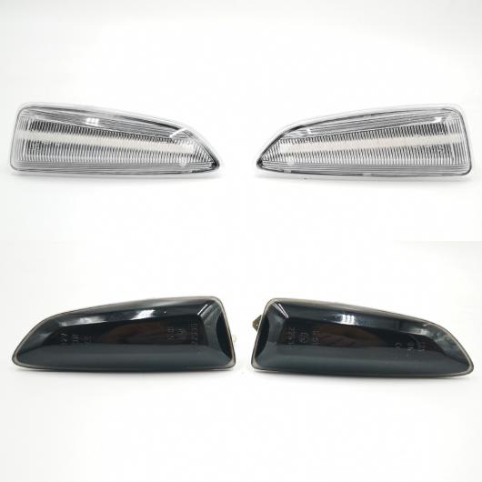 2ピース ダイナミック LED サイド マーカー ライト 12V フロー ウインカー リピーター ランプ パネル 適用: オペル/OPEL ボクスホール/VAUXHALL アストラ J K ブラック・ホワイト 通常 AL-II-2012 AL