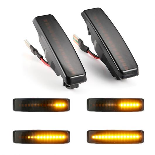 2ピース フロー シーケンシャル ウインカー ライト ダイナミック LED サイド マーカー 適用: BMW 5シリーズ 5ER E39 MOD. BJ. 12/95-6/03 AL-II-2060 AL