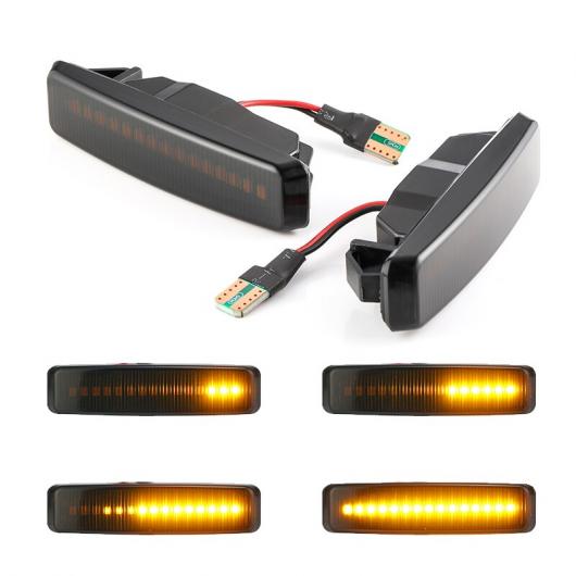 2ピース ダイナミック ウインカー LED サイド マーカー ライト フロー シーケンシャル 適用: BMW E39 5シリーズ 5ER MOD. BJ. 12/95-6/03 AL-II-2134 AL