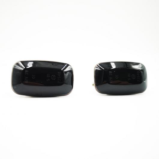 2ピース 適用: トヨタ ランドクルーザー 70 80 100シリーズ ダイナミック LED サイド マーカー フェンダー ライト フロー ウインカー クリア シェル・スモーク シェル シーケンシャル AL-II-2151 AL_3