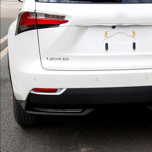 適用: レクサス NX300H 200 2015 2016 2017 アクセサリー リア フォグ ランプシェード 装飾 ストリップ カバー トリム ステッカー 2ピース AL-II-2478 AL_1