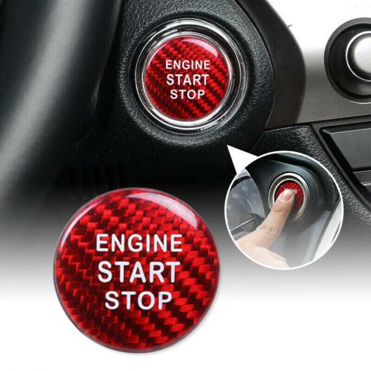 AL 適用: レクサス IS250/350/200T エンジン ボタン カバー フレーム トリム カーボンファイバー レッド アクセサリー AL-II-2894の通販は 6,990円