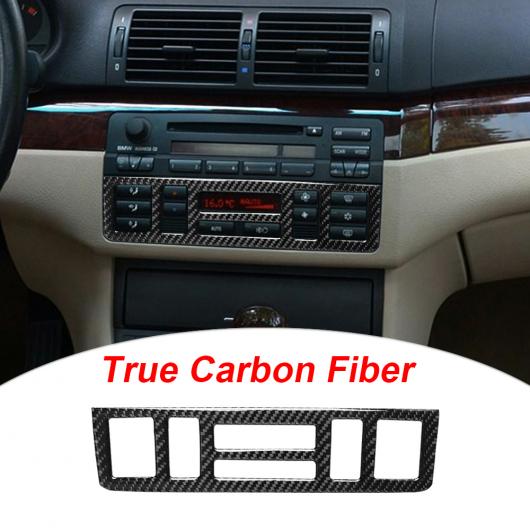1ピース AC トリム ステッカー センター エア コンディション ブラック 適用: BMW 3シリーズ E46 1998 2005 AL-II-2910 AL_1
