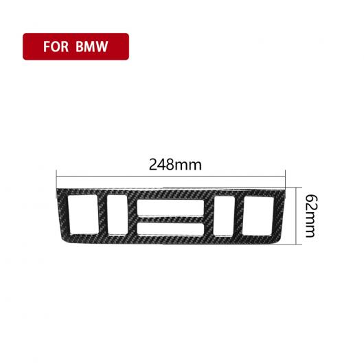 1ピース AC トリム ステッカー センター エア コンディション ブラック 適用: BMW 3シリーズ E46 1998 2005 AL-II-2910 AL_2